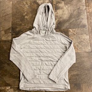 Zyia quilted front hoodie